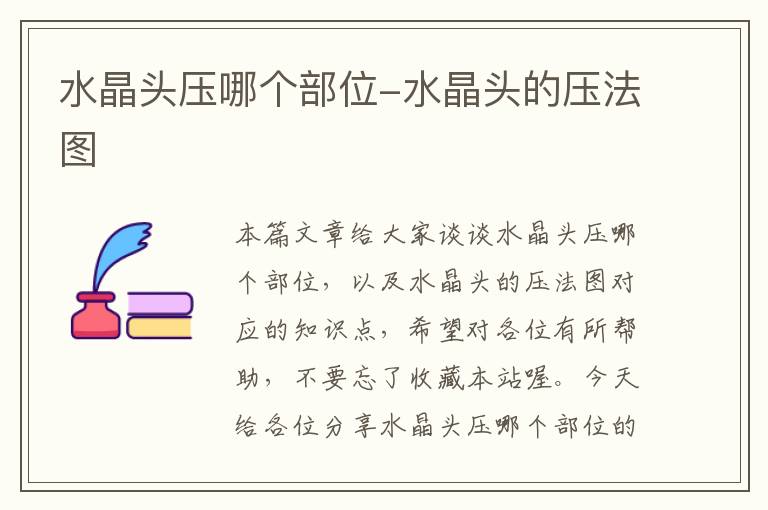 水晶头压哪个部位-水晶头的压法图