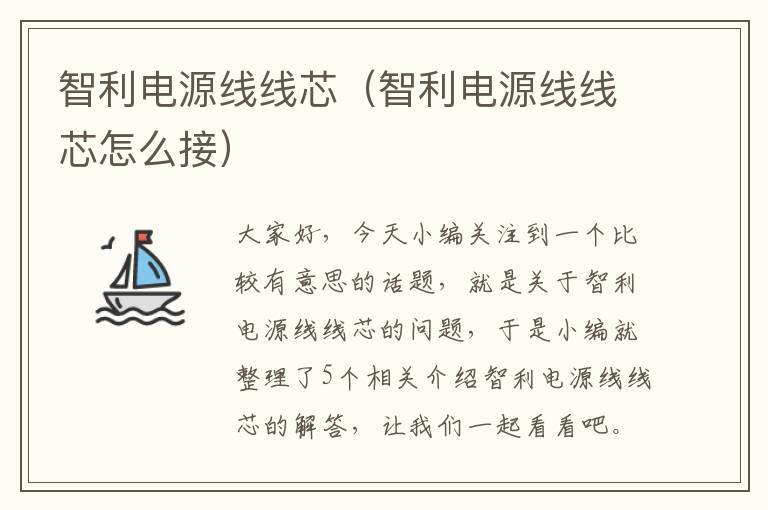 智利电源线线芯(智利电源线线芯怎么接)
