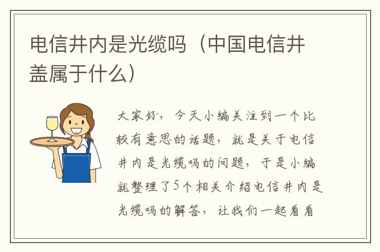 电信井内是光缆吗(中国电信井盖属于什么)