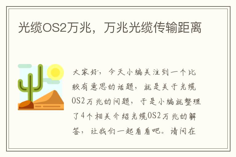 光缆OS2万兆,万兆光缆传输距离