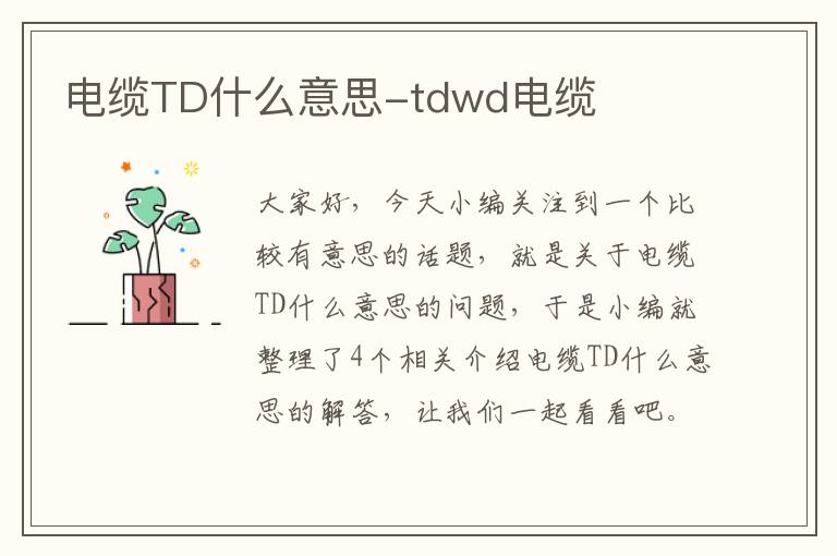 电缆TD什么意思-tdwd电缆
