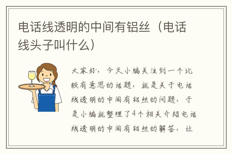 电话线透明的中间有铝丝(电话线头子叫什么)