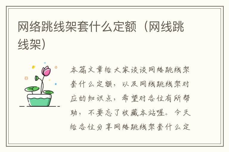 网络跳线架套什么定额(网线跳线架)